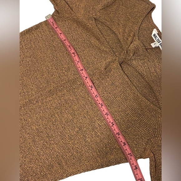 Walter Baker Tenley long sleeve Cutout Body-con midi sweater Dress Size Large - Picture 10 of 10